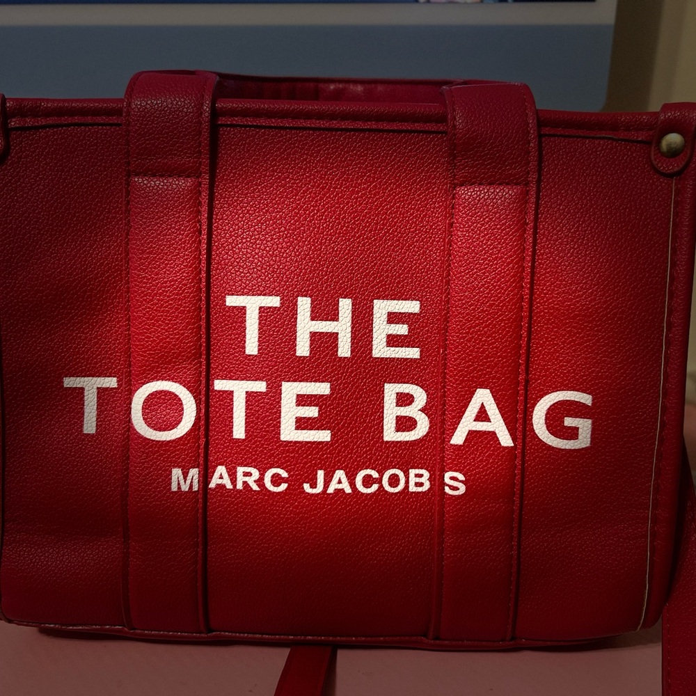 Marc Jacobs Bold Red Tote Bag
